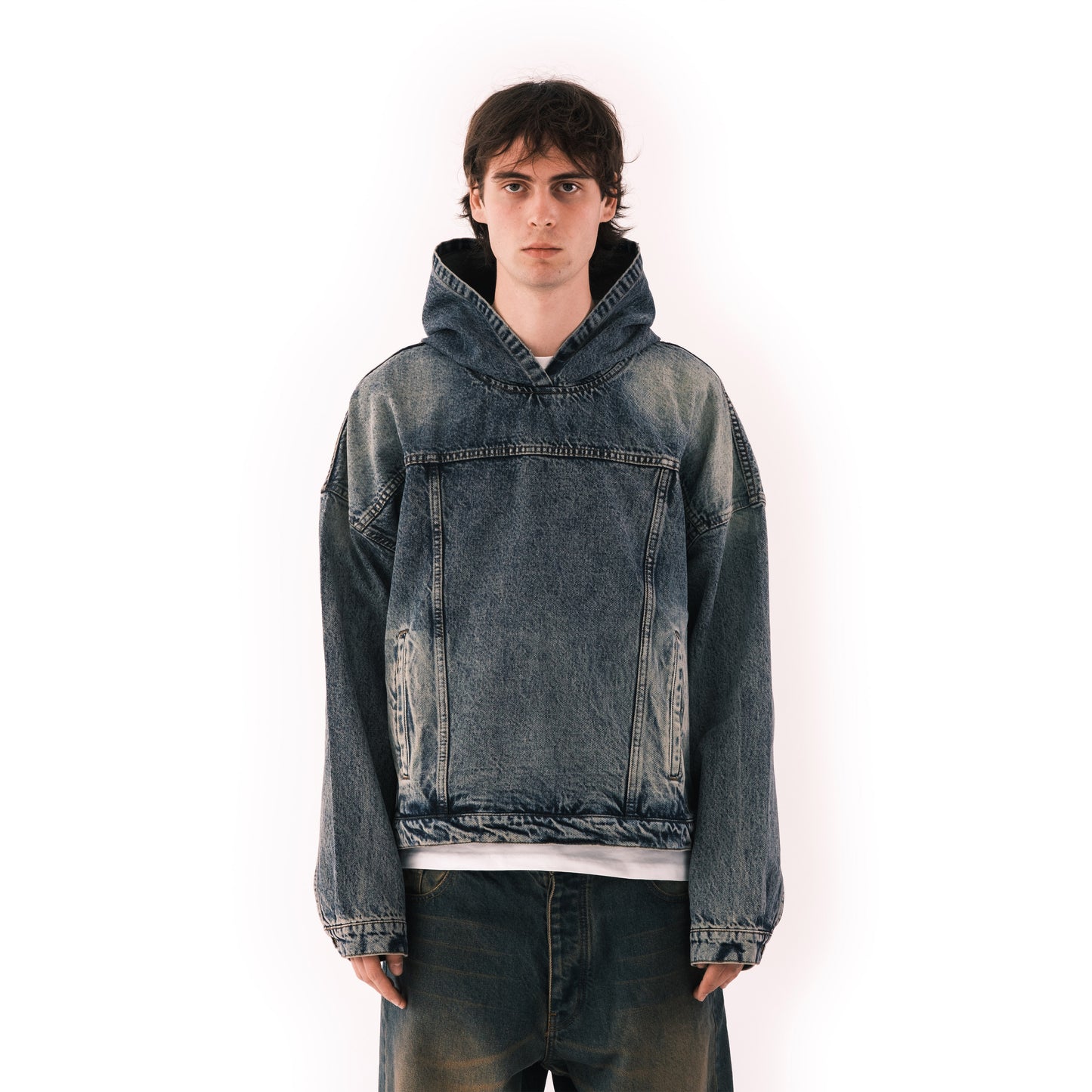 Denim hoodie vintage