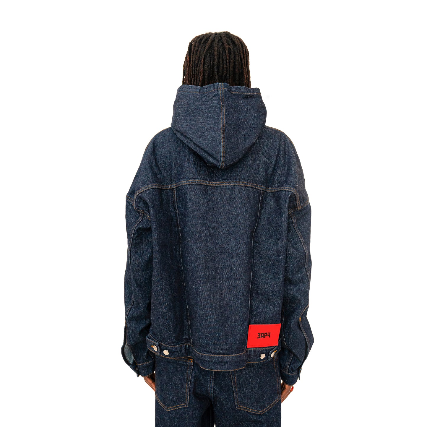 Blue Denim Hoodie