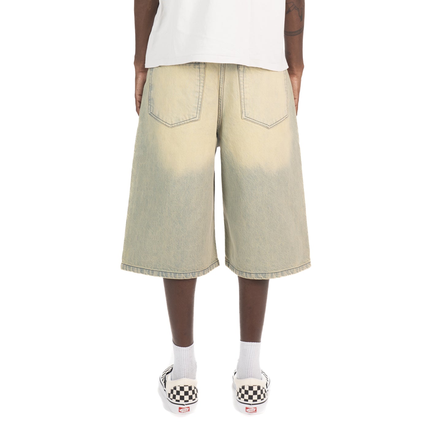 Shiny Carpenter Jorts Blue