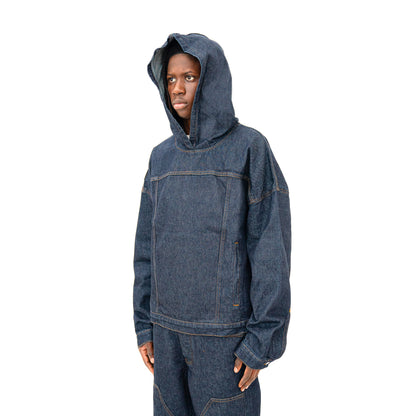 Blue Denim Hoodie