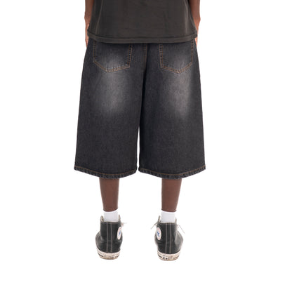 Shiny Carpenter Jorts Black