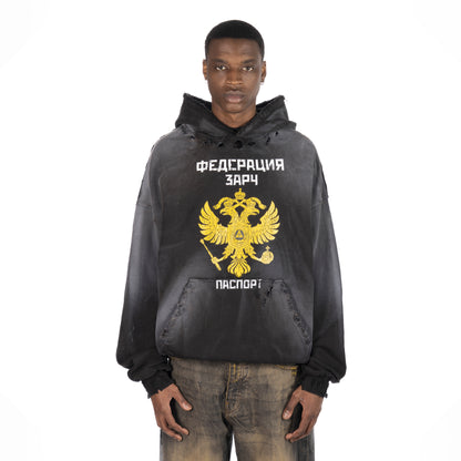Passport Hoodie Blk