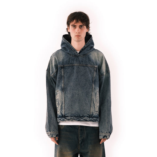 Denim hoodie vintage