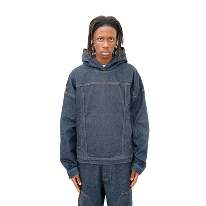 Blue Denim Hoodie