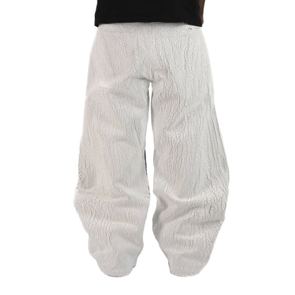 White Crack Jeans
