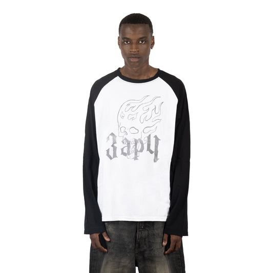 Flaming Skull Long Sleeve