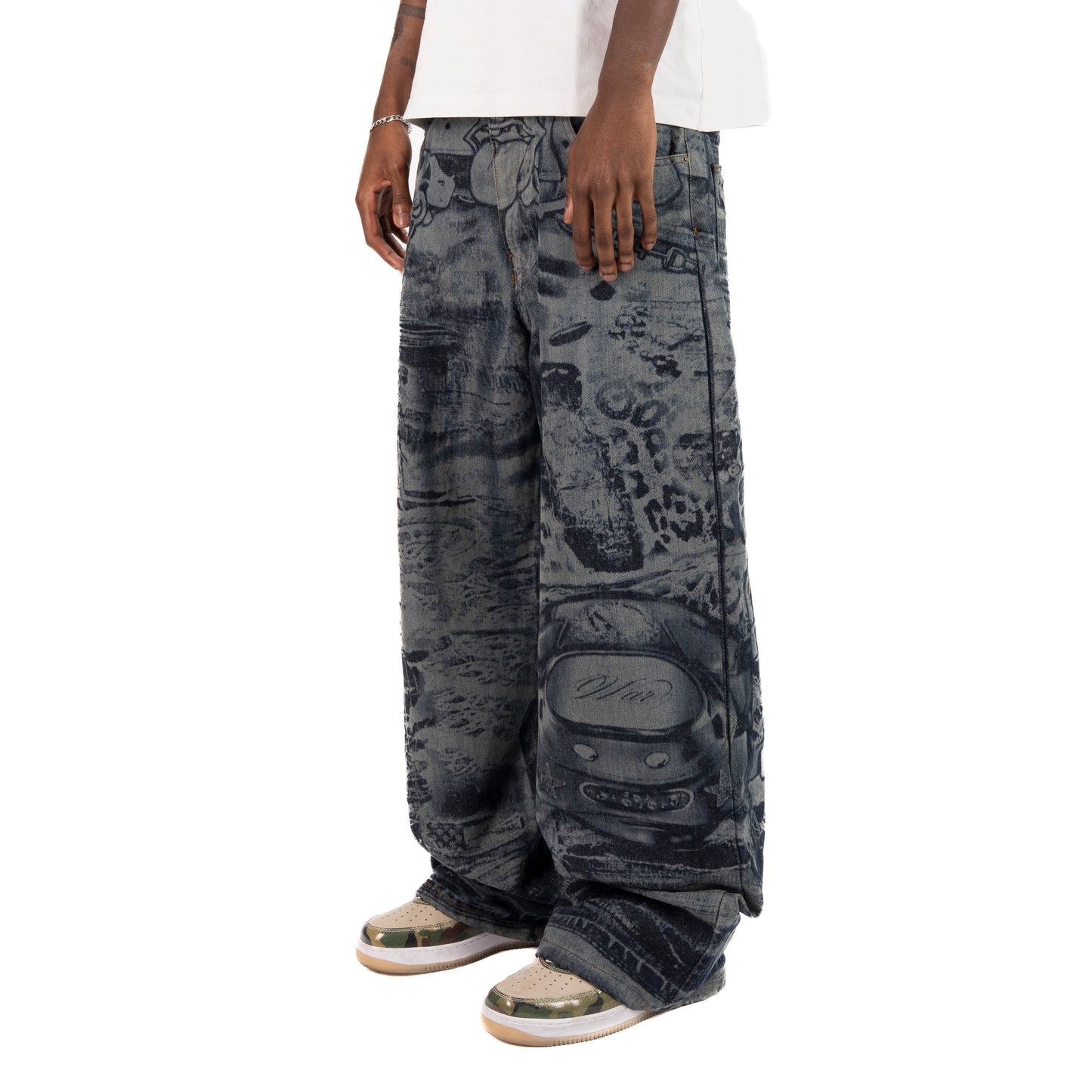 Lasered Trend Jeans