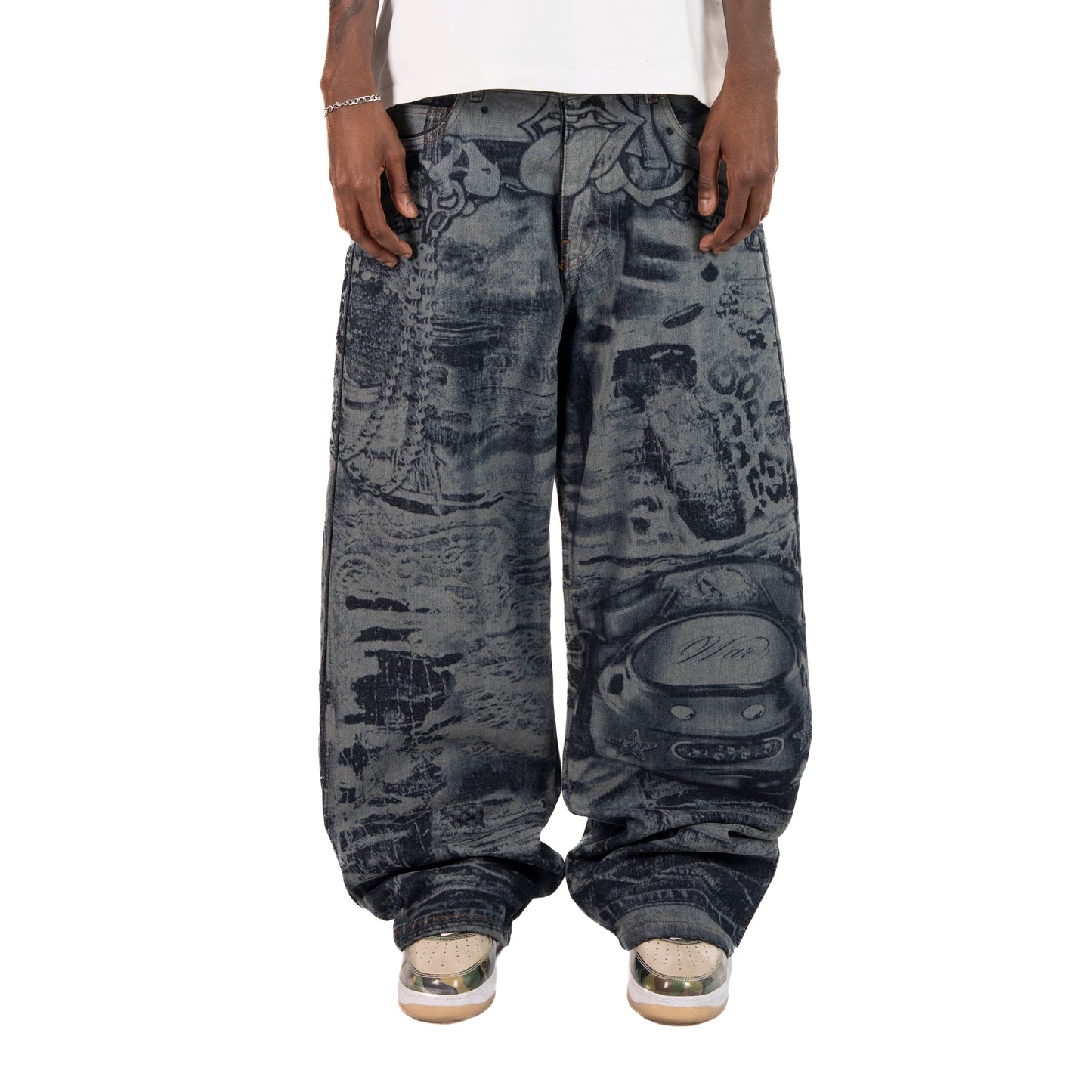 Lasered Trend Jeans