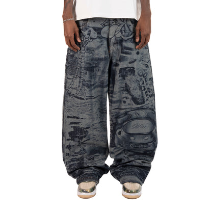 Lasered Trend Jeans